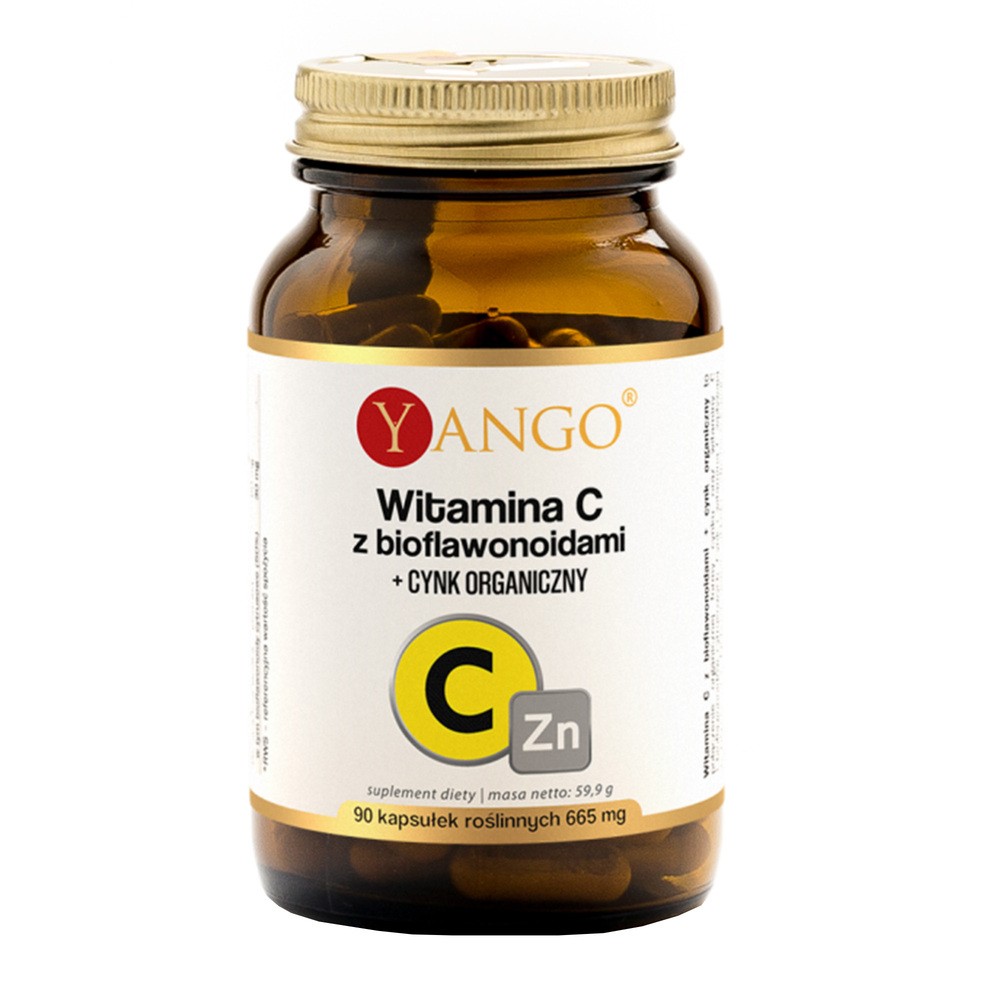 YANGO Yango Witamina C z bioflawonoidami i cynk 90 k YA0589