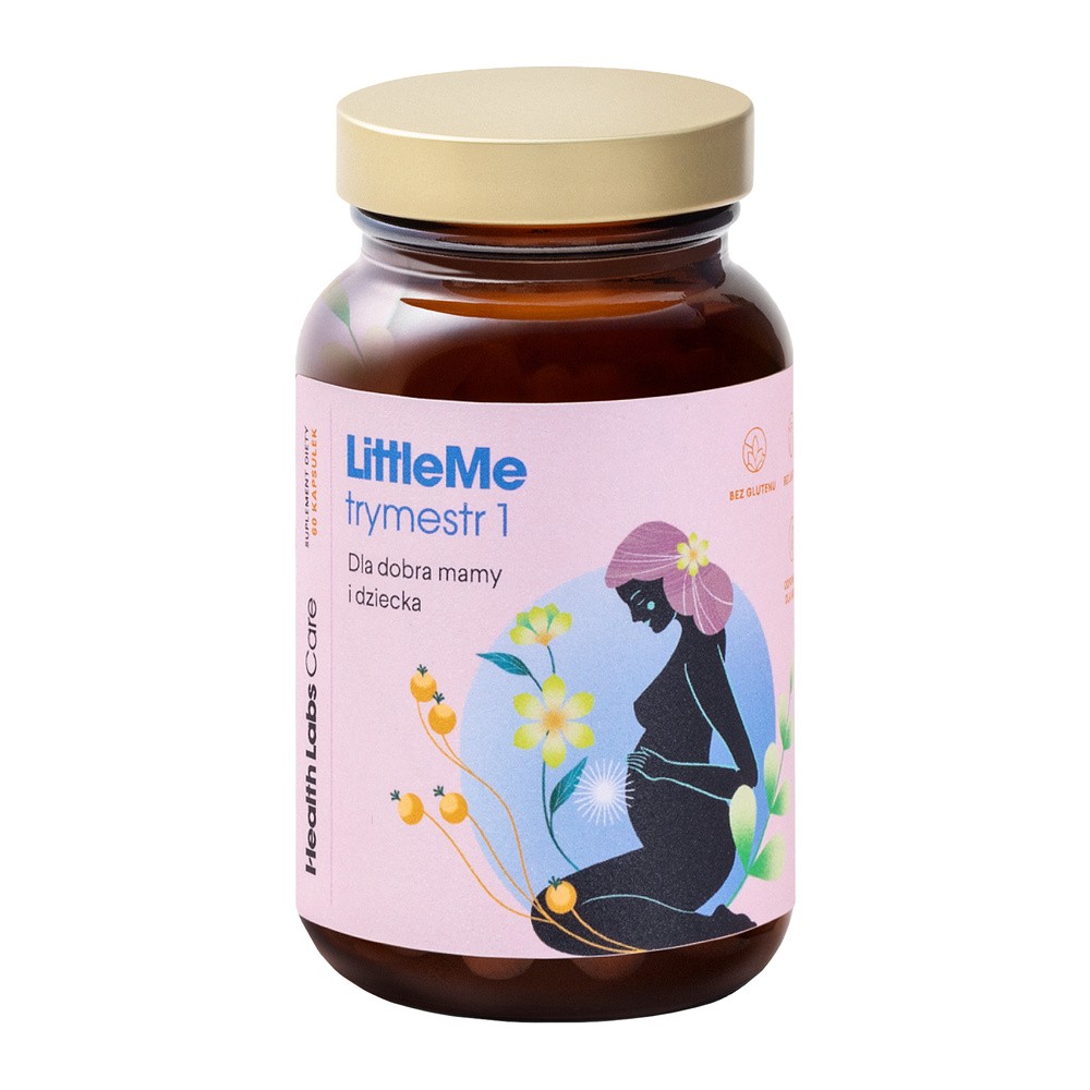 HealthLabs LittleMe Trymestr 1 Dla dobra mamy i dziecka Suplement diety 60 kaps.