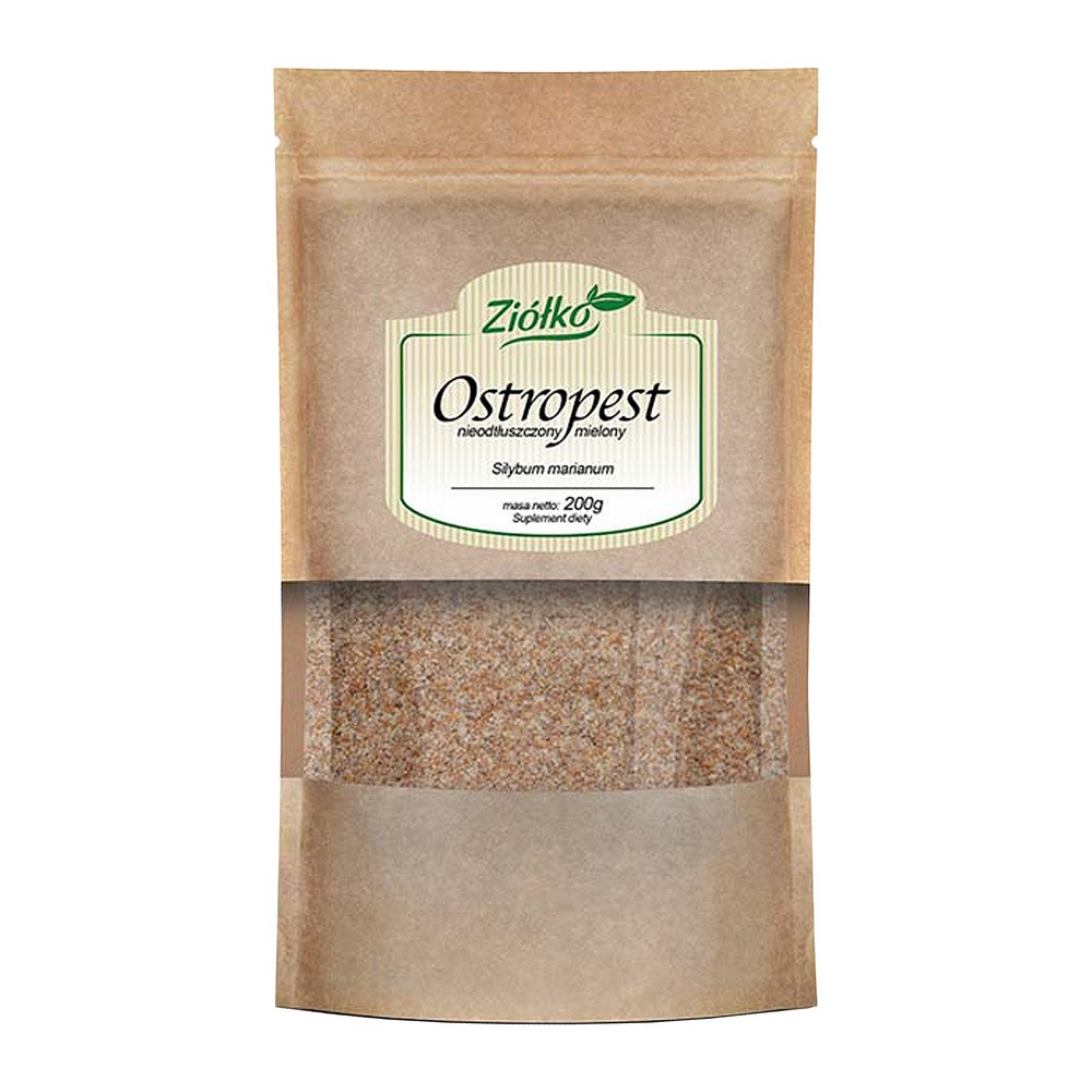 KRAUTEX Ostropest plamisty mielony 200g Ziółko