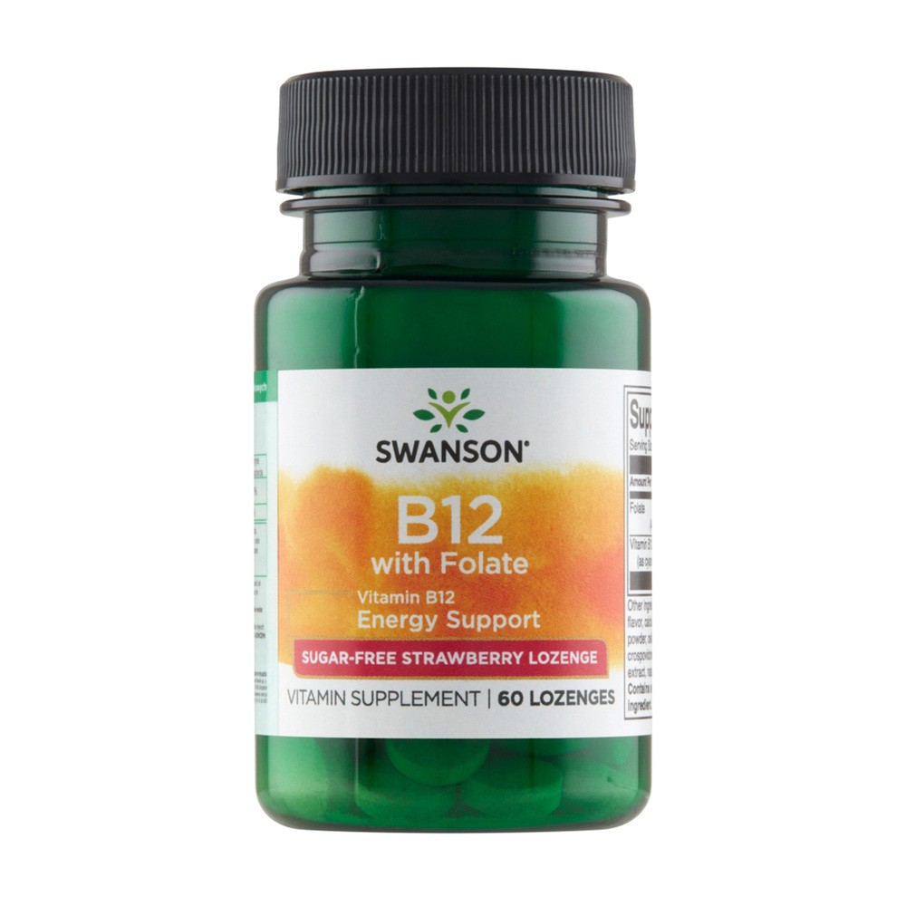 SWANSON Vitamin B-12 With Folic Acid 60tabs