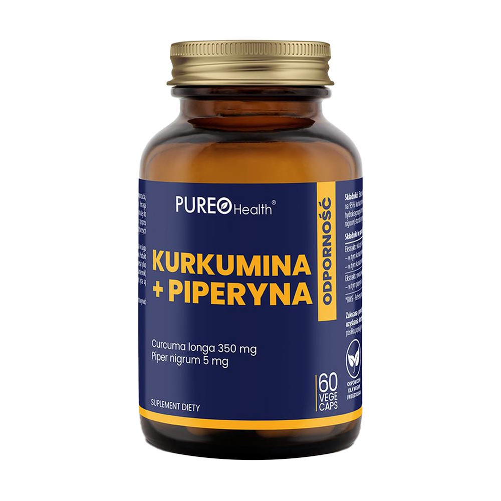 Pureo Health Kurkumina + Piperyna 60 Kapsułek