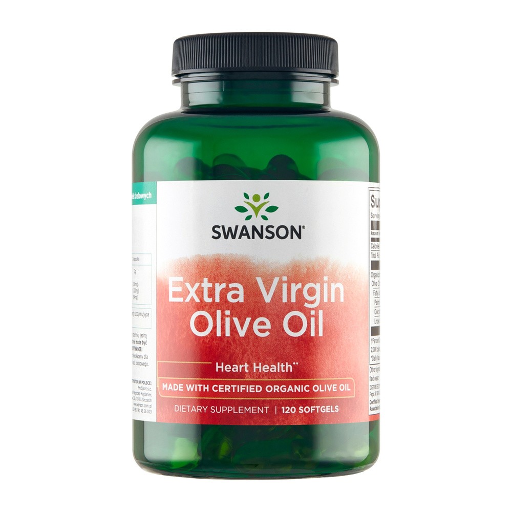SWANSON Extra Virgin Olive Oil 1000mg - (120 kap)