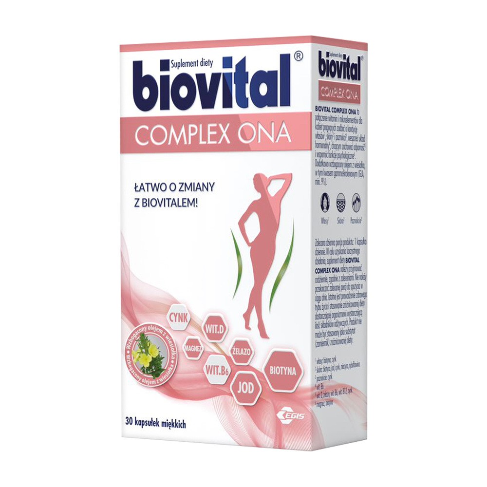 Biovital Complex Ona 30 kapsułek miękkich
