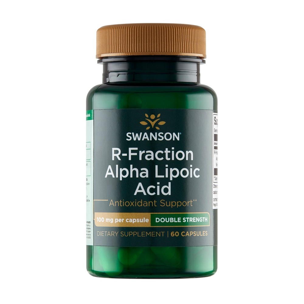 SWANSON Health R-ala Kwas R-alfa Liponowy R-fraction Alpha Lipoic Acid 100mg 60 Kapsułek