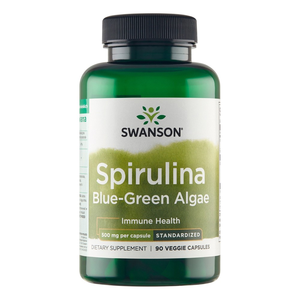 SWANSON Spirulina Blue-Green Algae (90 kaps.)