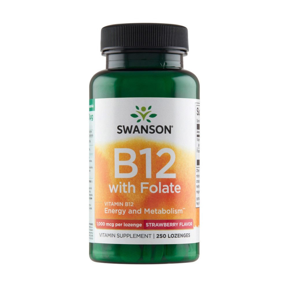 SWANSON Witamina B12 do ssania 1000 mcg, 250 tabletek