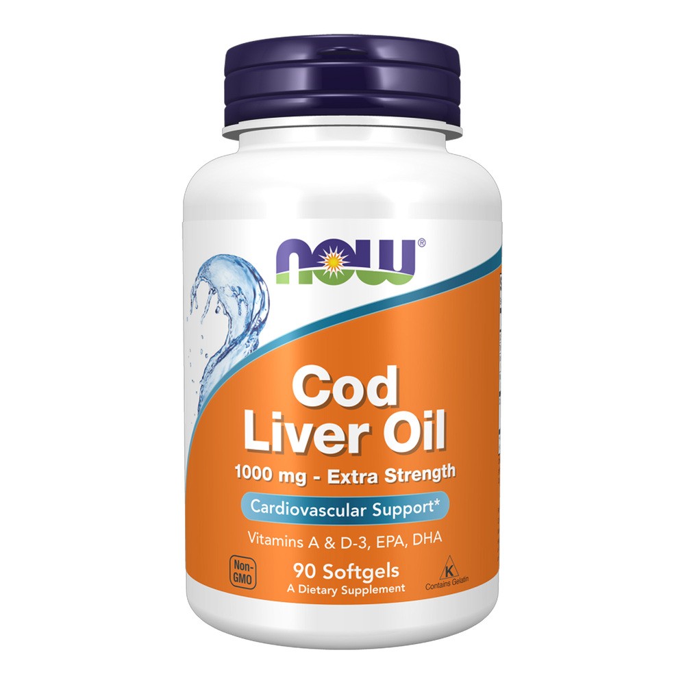 Now Foods NOW Foods Cod Liver Oil  Tran 1000mg (90 kap)