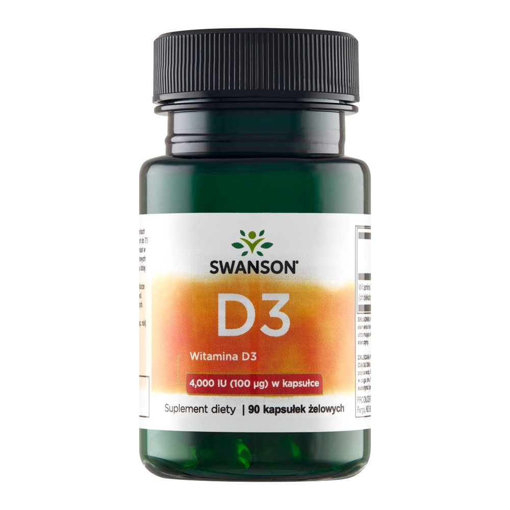 SWANSON Witamina D3 4000 Iu 90 K Odporność SW1832