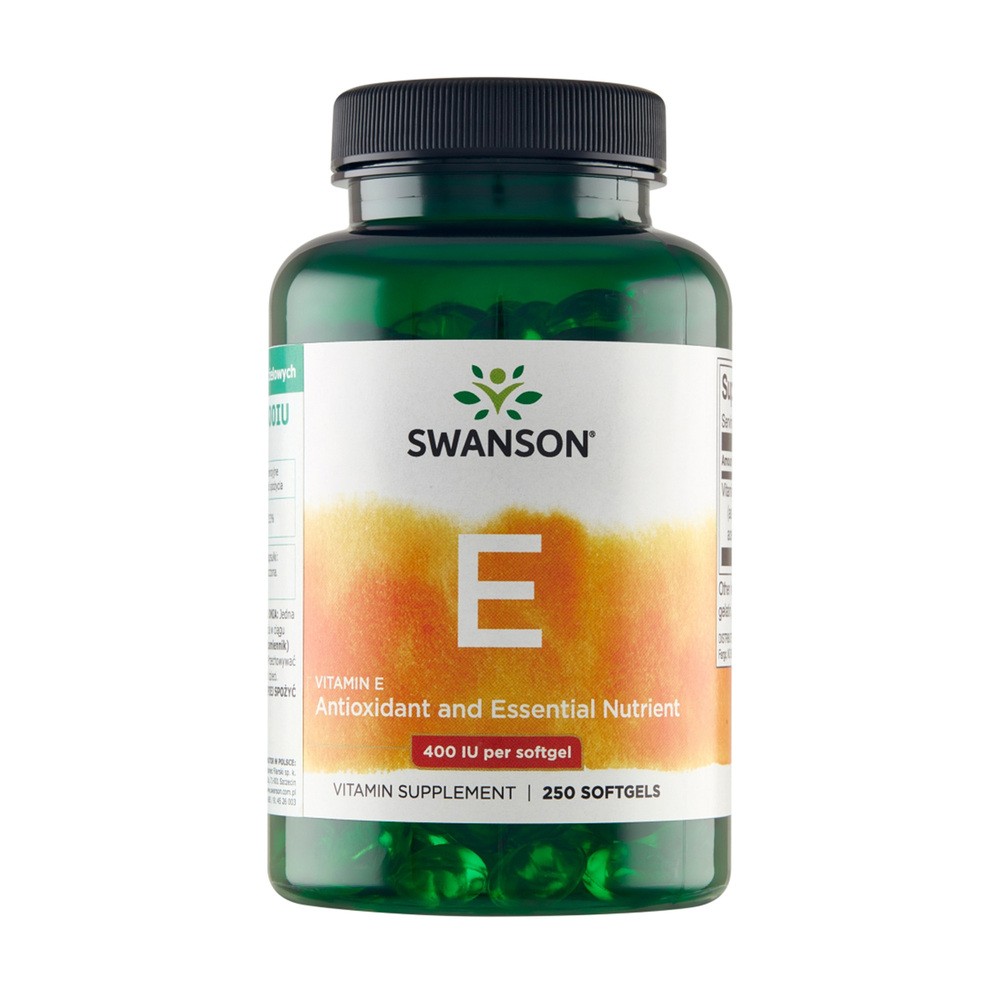 SWANSON Witamina E Naturalna 400IU - (250 kap)
