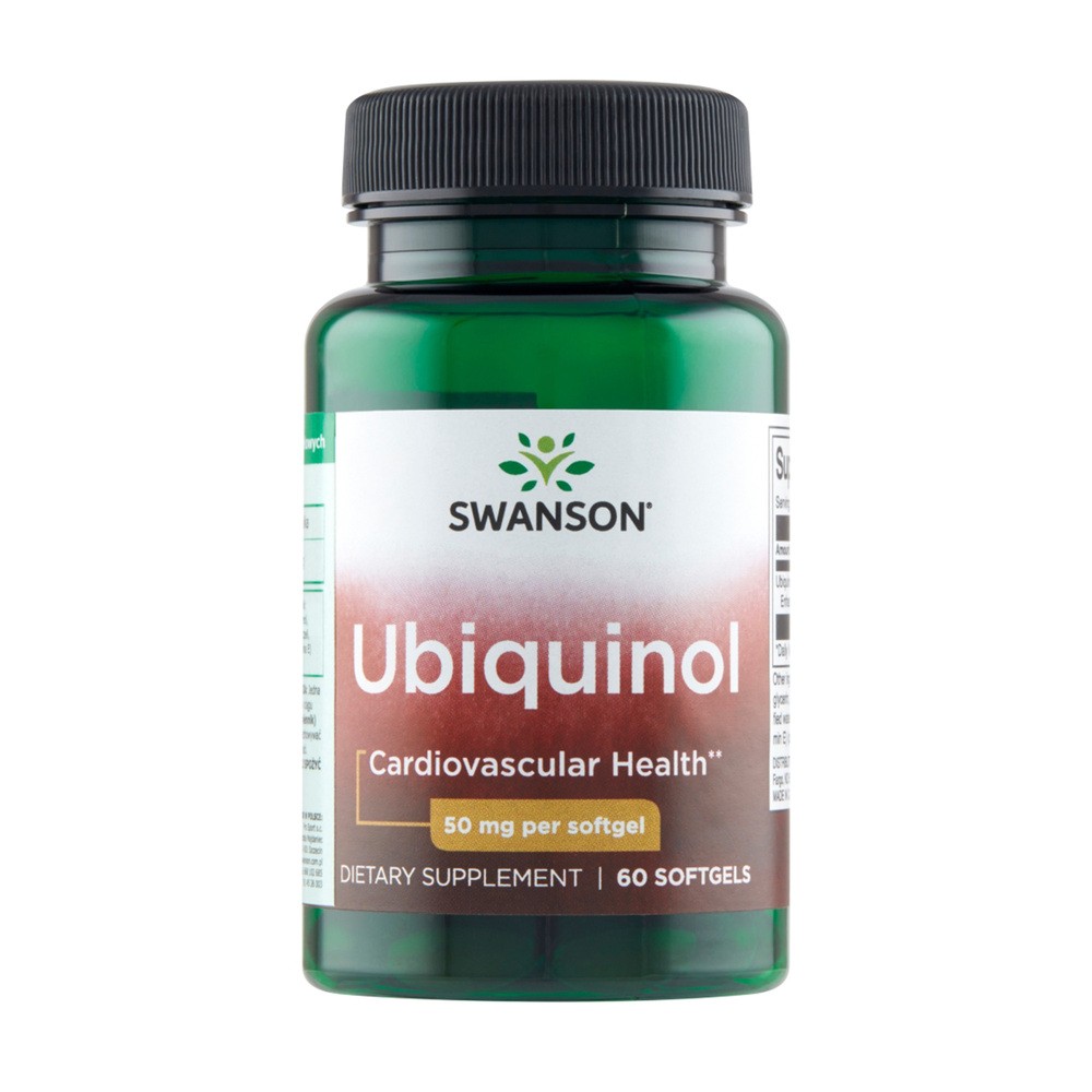 SWANSON Ubiquinol (ubichinol) aktywny koenzym Q10 50 mg 60 kaps.