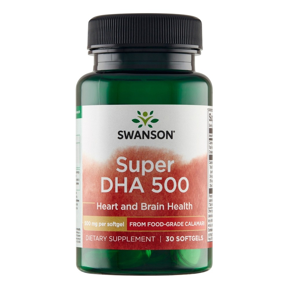 SWANSON Super DHA 500mg - (30 kap)