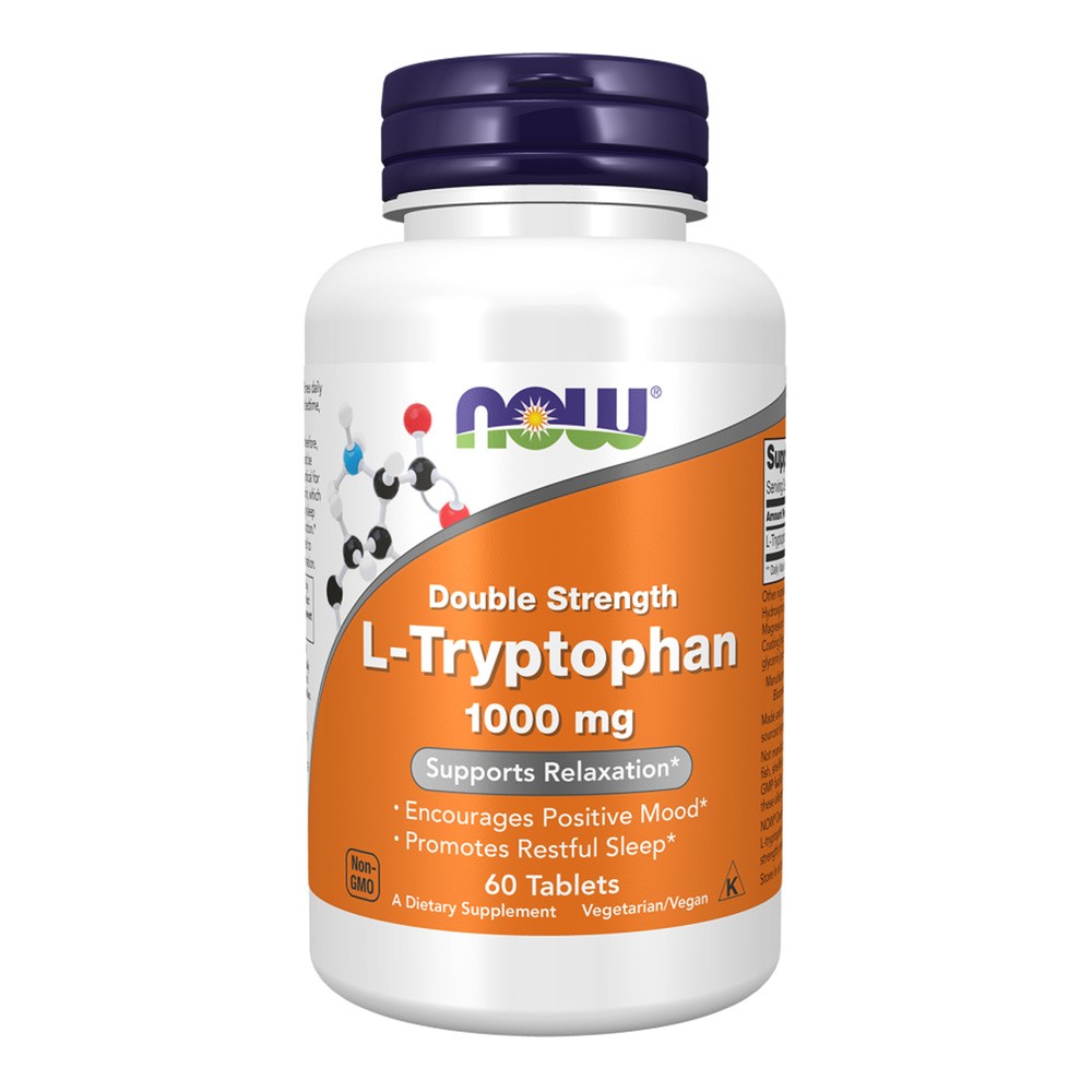 Now Foods L-Tryptofan 1000 mg/60 tabl. TT001790