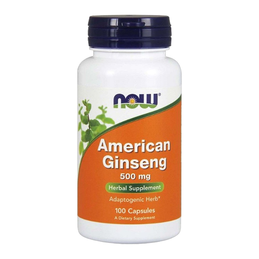 Now Foods NOW American Ginseng 500mg 100vegcaps