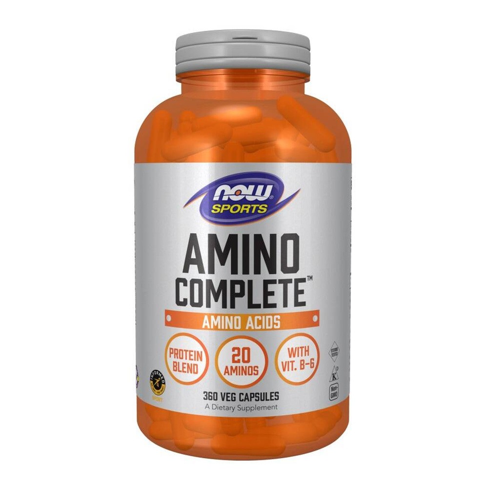 Now Foods SPORT Amino Complete (Aminokwasy + Białko) 360 kapsułek