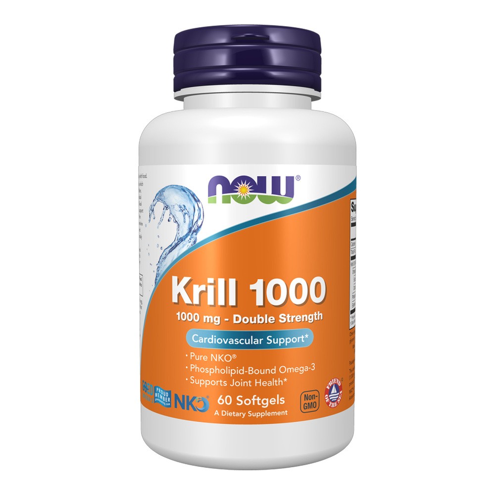 Now Foods Sklep KRILL OIL NEPTUNE DOUBLE STRENGTH 1000 MG 60 KAPSUŁEK