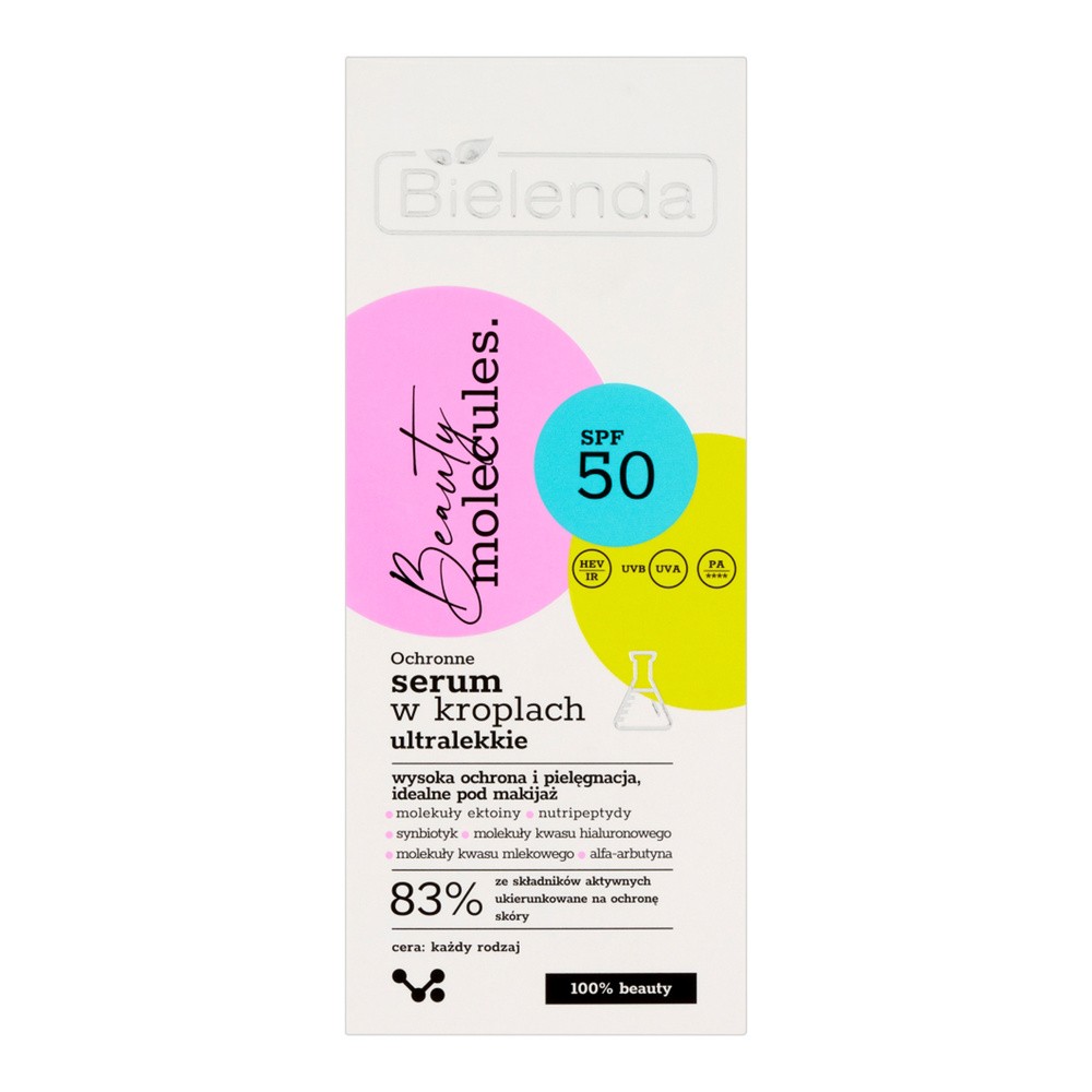 Ochronne ultralekkie serum w kroplach spf 50
