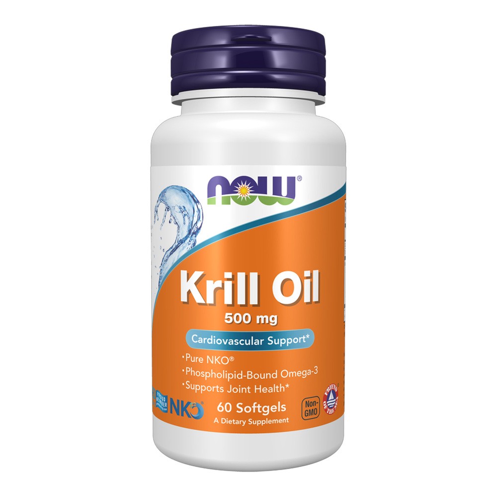 Now Foods Olej z kryla Neptuna 500 mg/60 kaps. # data 2020.02.28 TT000966