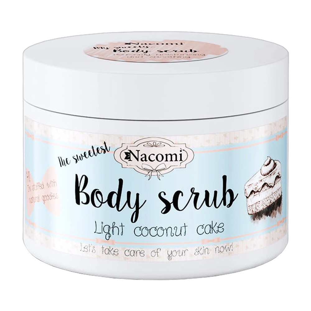 Body Scrub peeling do ciała Lekki Kokosowy Tort 200g