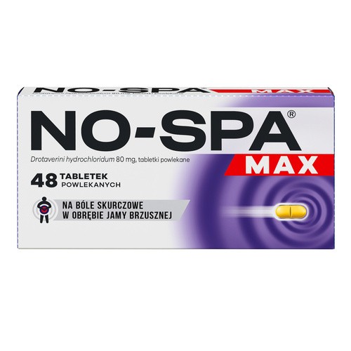 No-Spa MAX tabletki powlekane 80 mg 48 tabl.