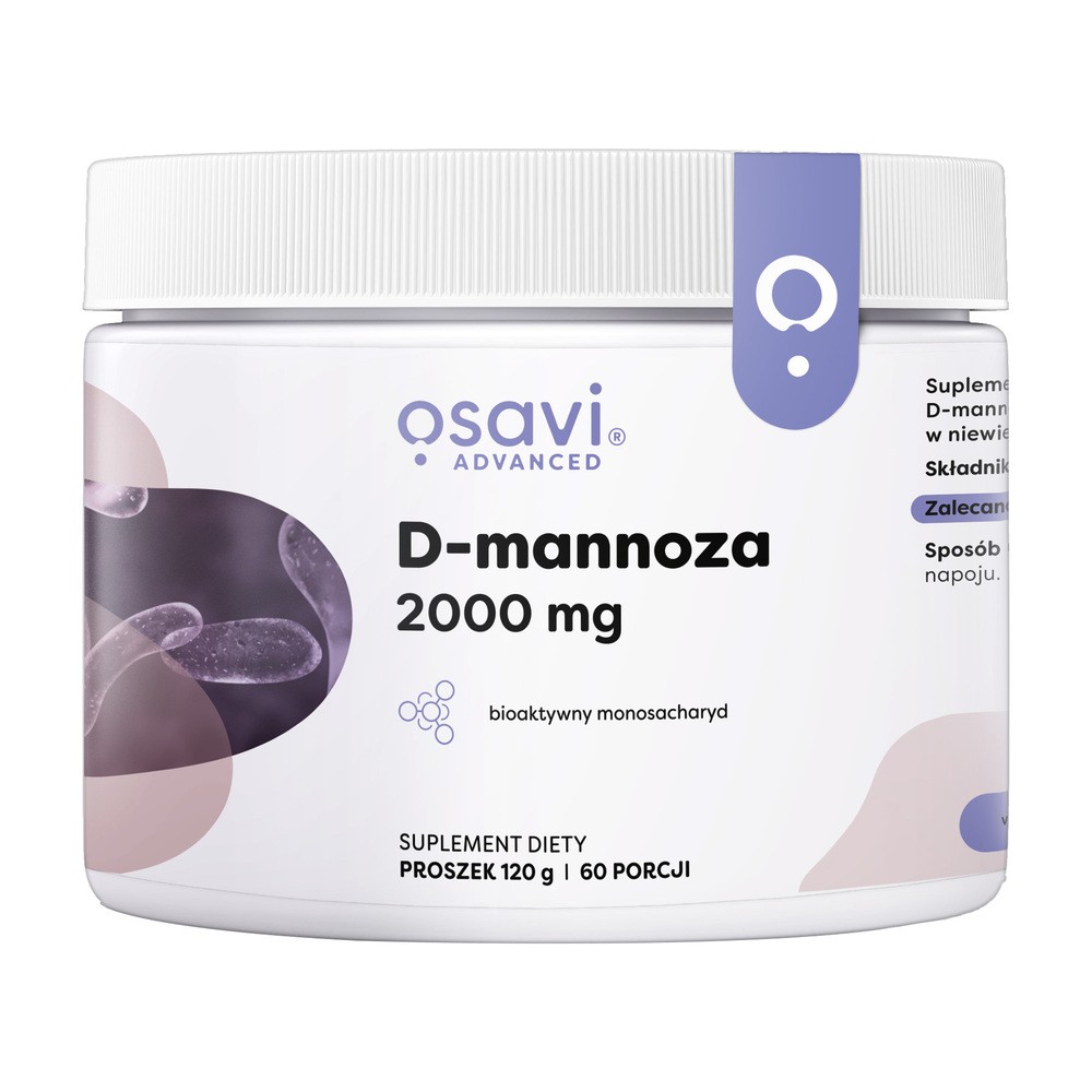 Osavi - D-mannoza, 2000mg, Proszek, 120g