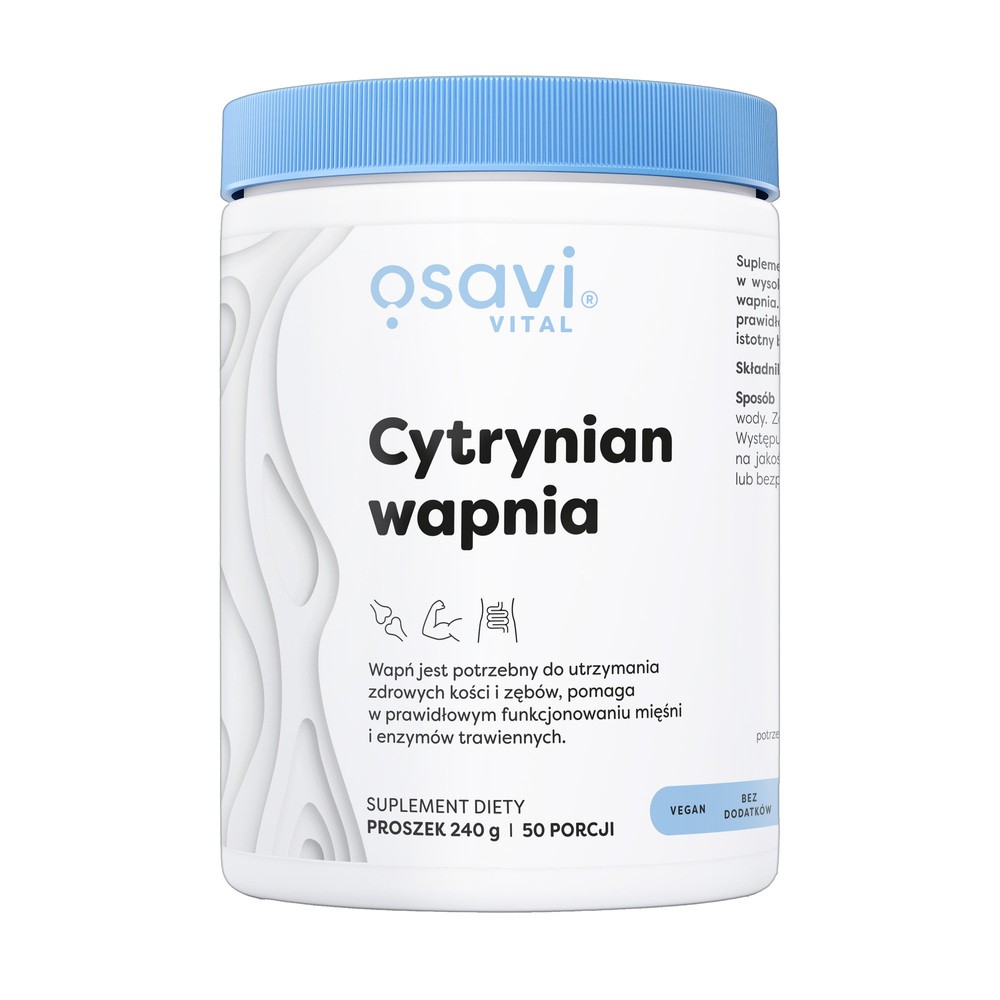 Osavi - Cytrynian Wapnia, Proszek, 240g