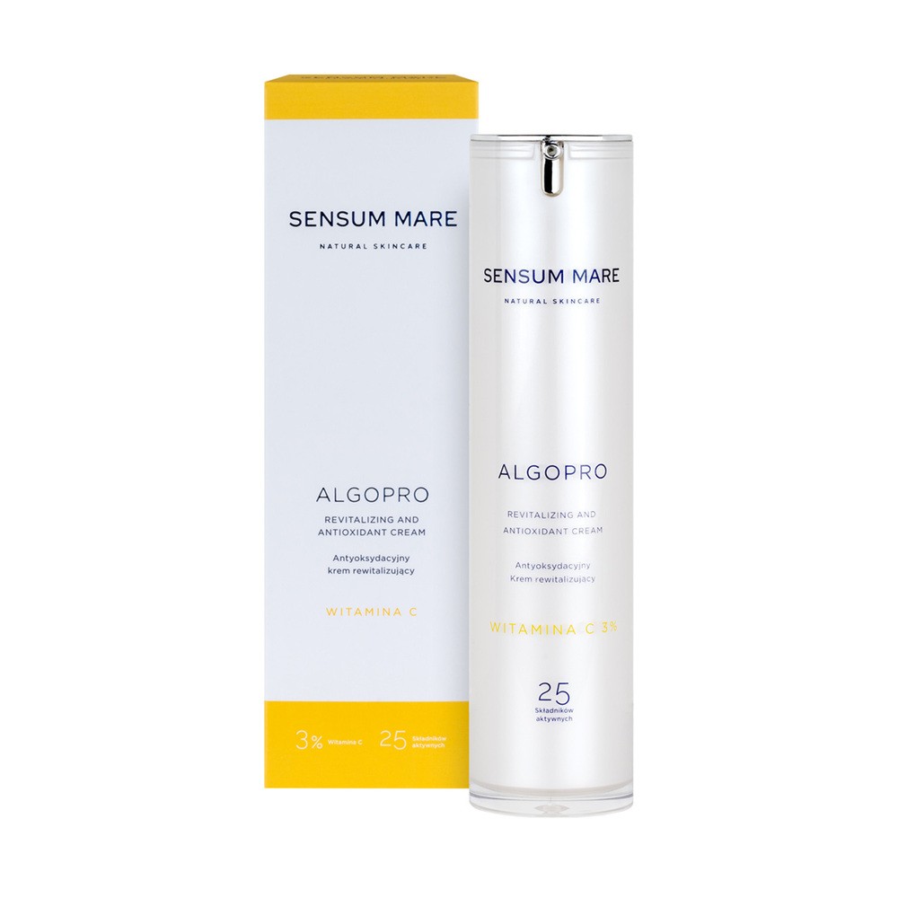Sensum Mare ALGOPRO C Antyoksydacyjny krem rewitalizujący z witaminą C 3% 25 składników aktywnych 50.0 ml