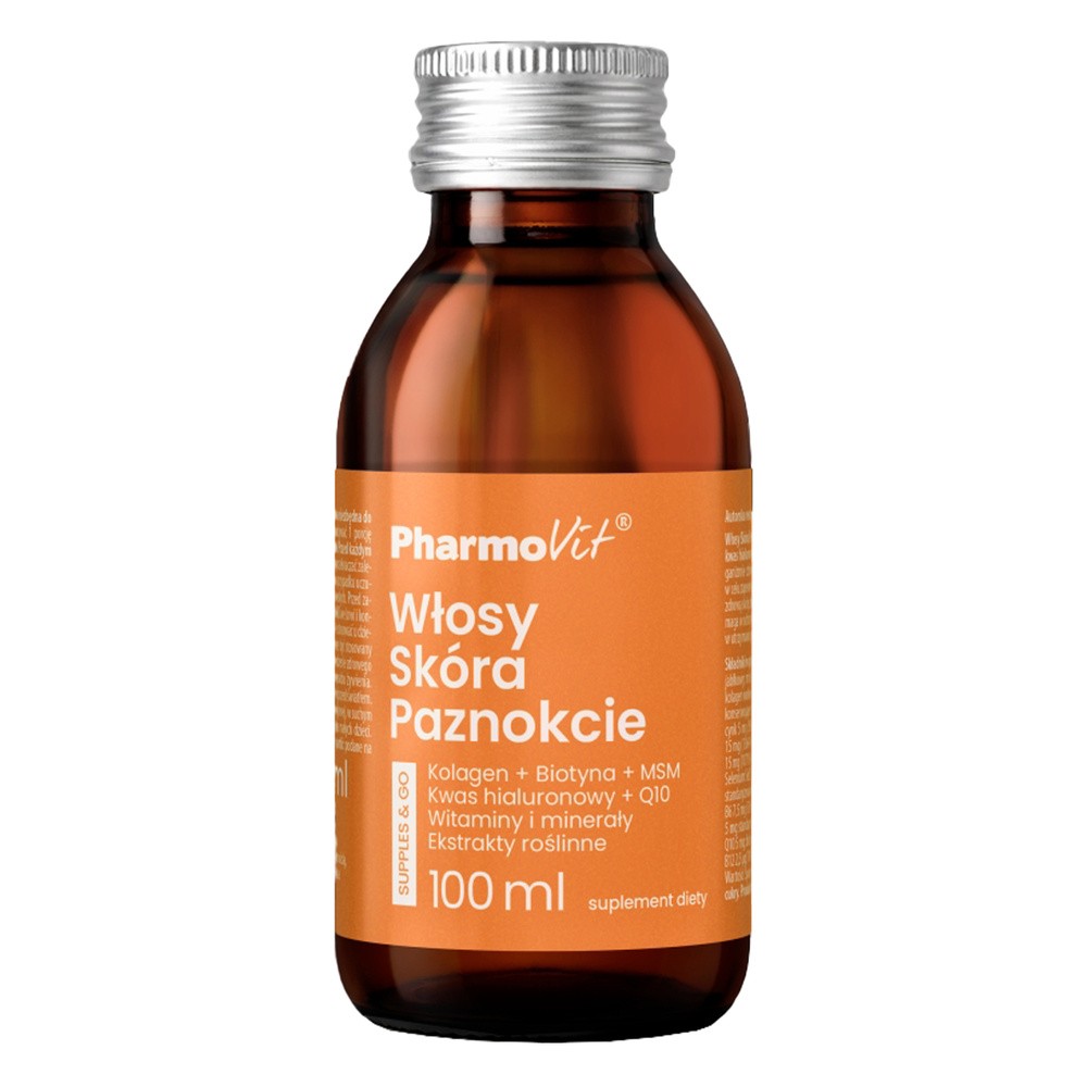 Pharmovit Włosy Skóra Paznokcie 100 ml