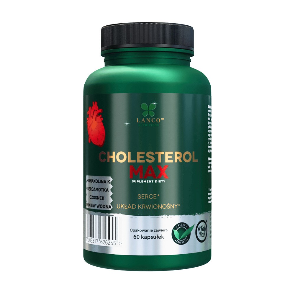 Lanco Nutritions Cholesterol Max, 60 kapsułek