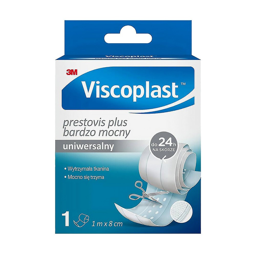 Viscoplast Prestovis Plus Bardzo Mocny Plaster Do Cięcia 1 m x 8 cm 1 Sztuka