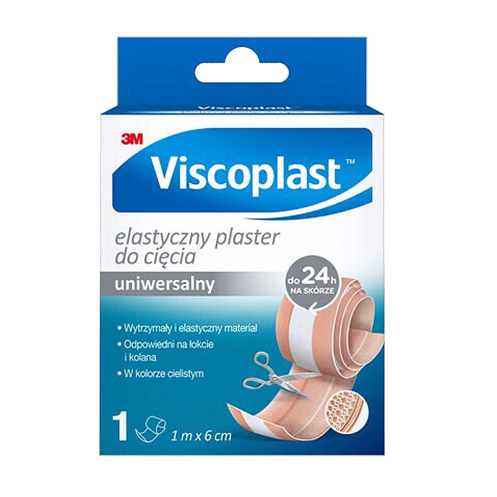 Viscoplast Elastyczny Plaster Do Cięcia 1 m x 6 cm 1 Sztuka