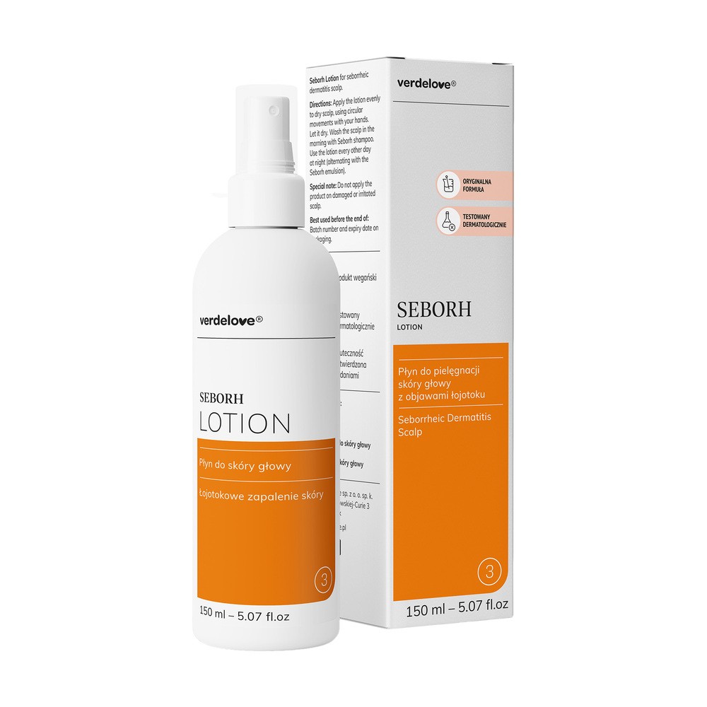 Farmacia Verde Seborh - lotion for seborrheic dermatitis scalp - 150 ml. Płyn na łojotokowe zapalenie skóry głowy
