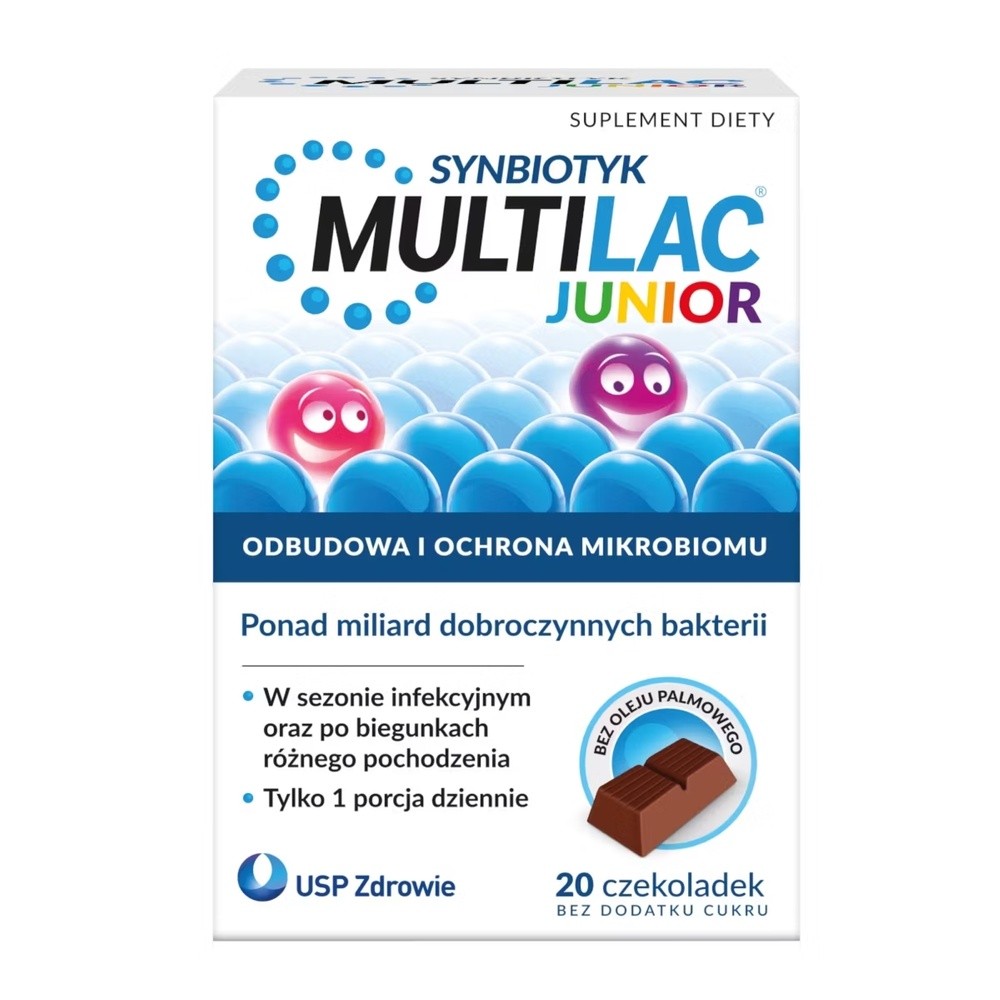 Multilac Junior Czekoladka 20 Sztuk