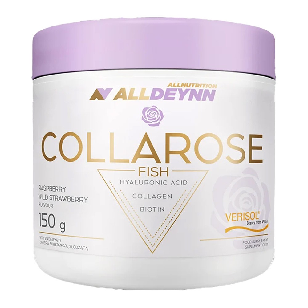 ALLNUTRITION Alldeynn Collarose Fish Kolagen Malina-Poziomka, 150g