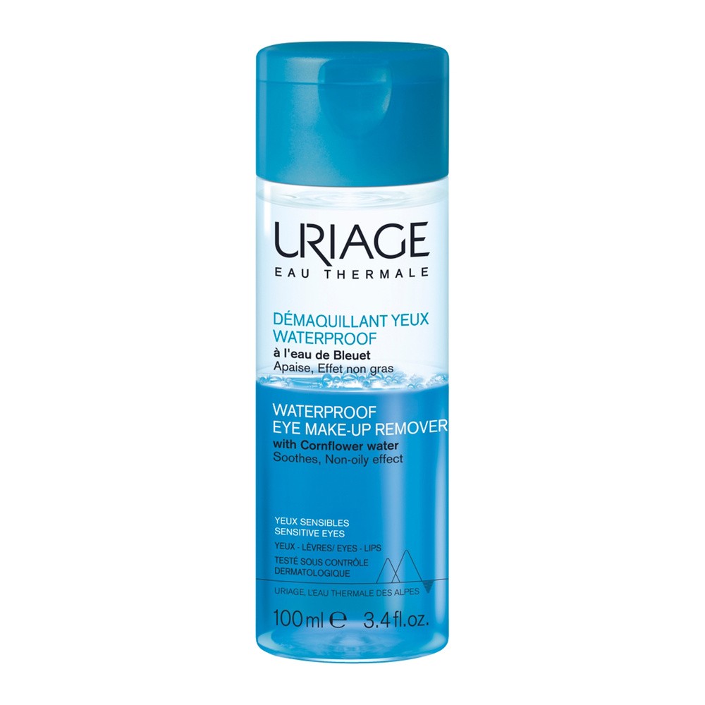Uriage Hygine produkt do demakijażu wodoodpornego do wrażliwych oczu 100 ml