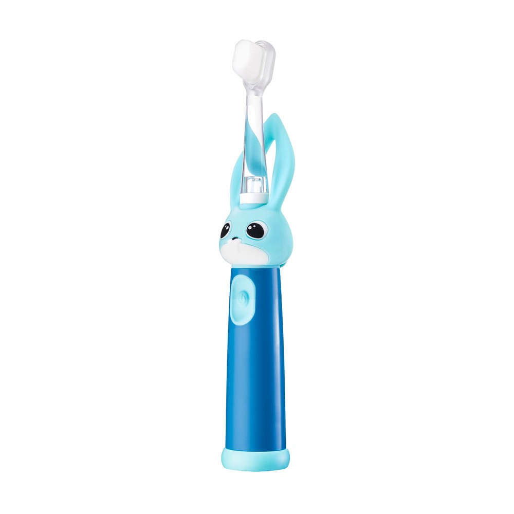 VITAMMY Bunny blue Szczoteczka soniczna do zębów dla dzieci 0-3 lata ze światełkiem LED i nanowłóknami