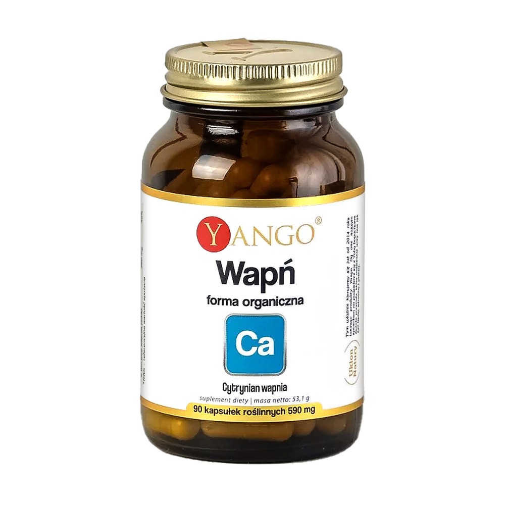 Yango Wapń - cytrynian wapnia Suplement diety 90 kaps.