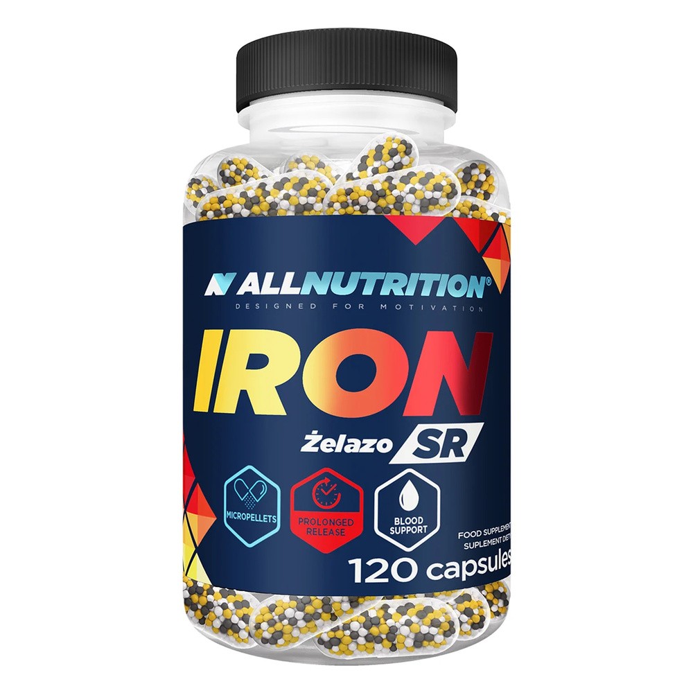 ALLNUTRITION żelazo SR, 120 kapsułek
