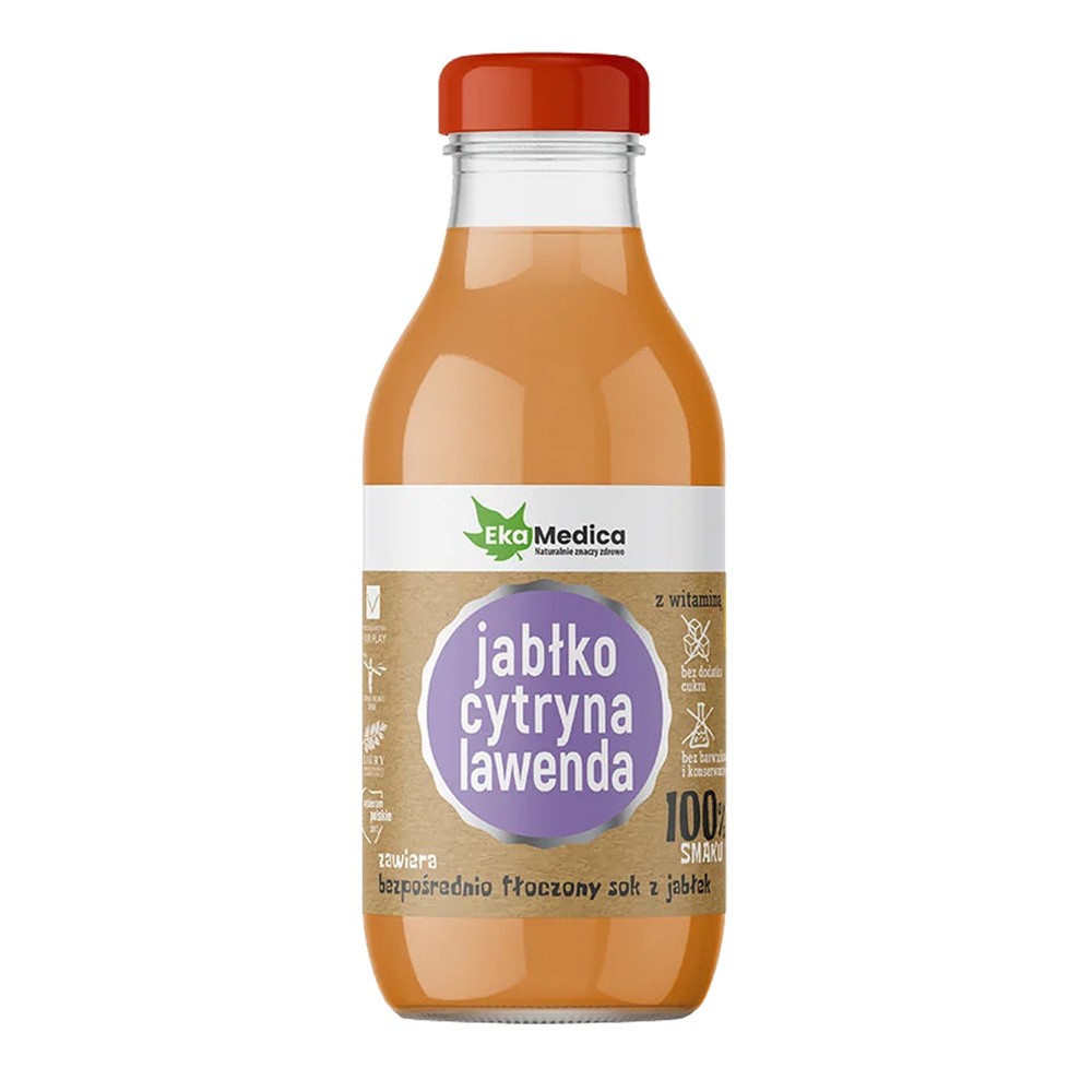 EkaMedica Jabłko cytryna lawenda Sok, 300ml