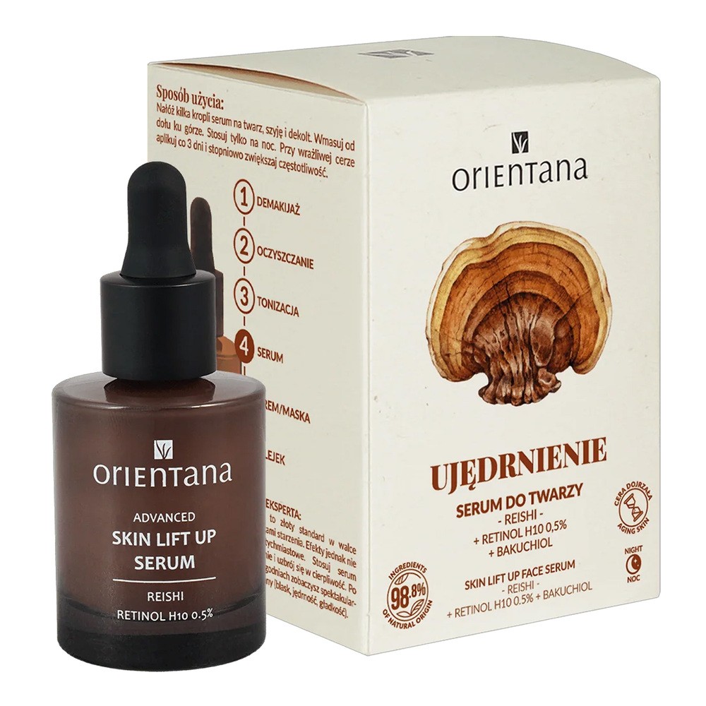 Orientana Serum ujędrniające na noc Reishi Retinol H10 0.5%, 30ml