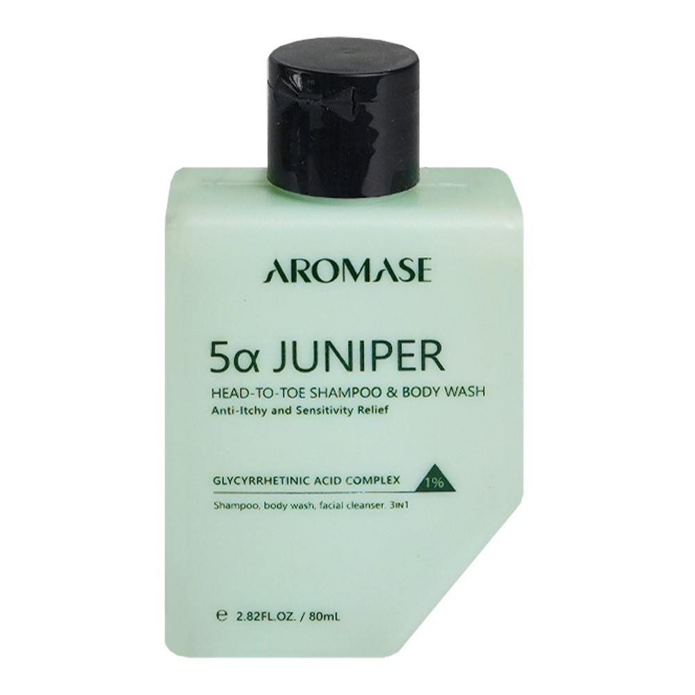 AROMASE - Head To Toe Purifying Shampoo & Body Wash, 80 ml - żel do mycia twarzy, ciała i włosów