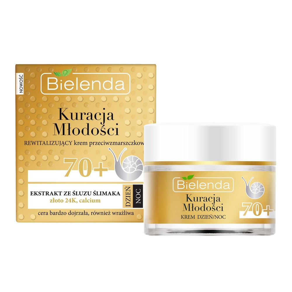 Bielenda Kuracja Młodości Rewitalizujący krem przeciwzmarszczkowy70+ 50ml