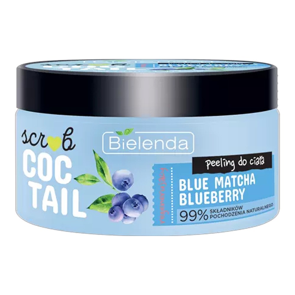 Bielenda Scrub Coctail Peeling do ciała regenerujący Blue Matcha & Blueberry 350g 134649