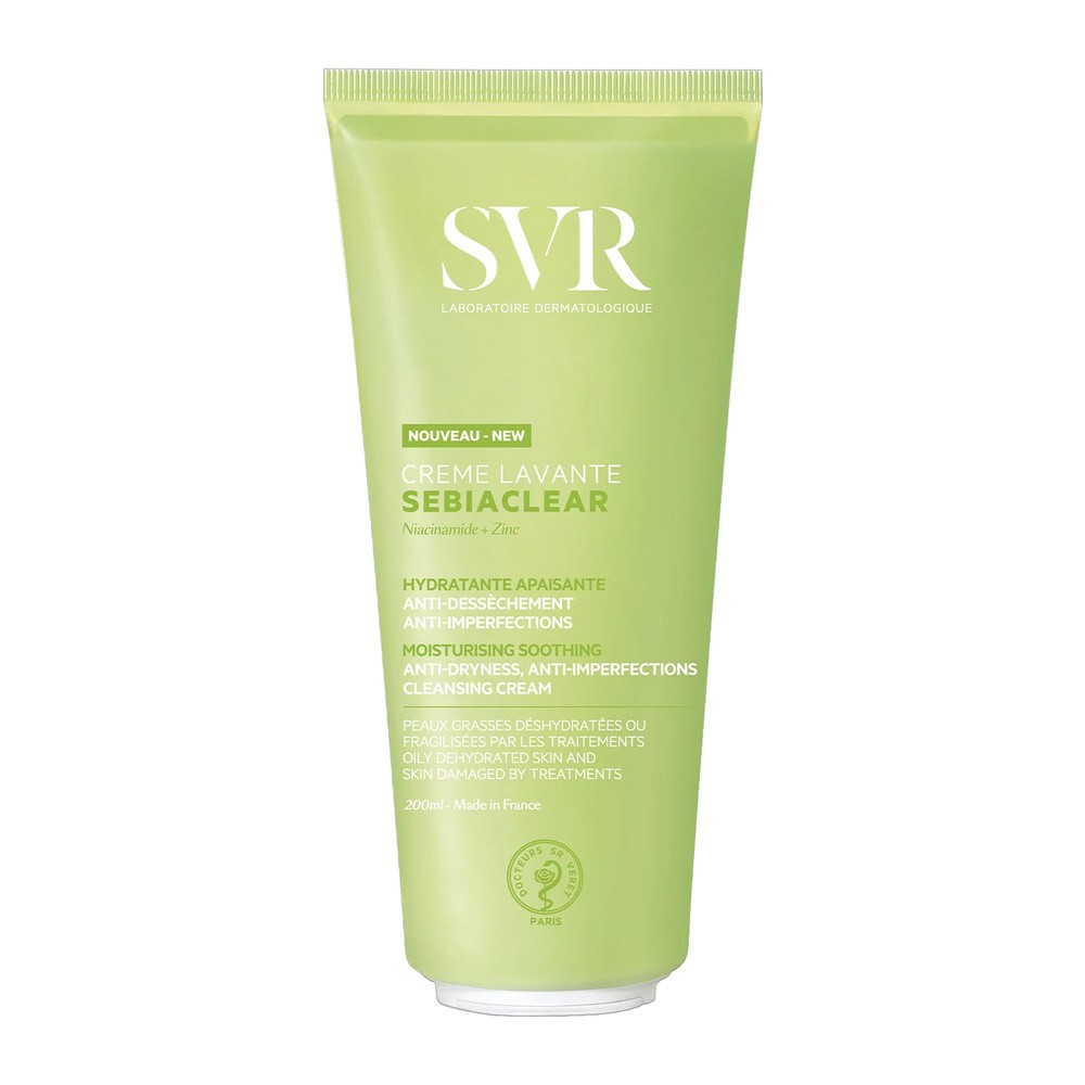SVR Sebiaclear Żel do mycia skóry tłustej i trądzikowej, 200 ml