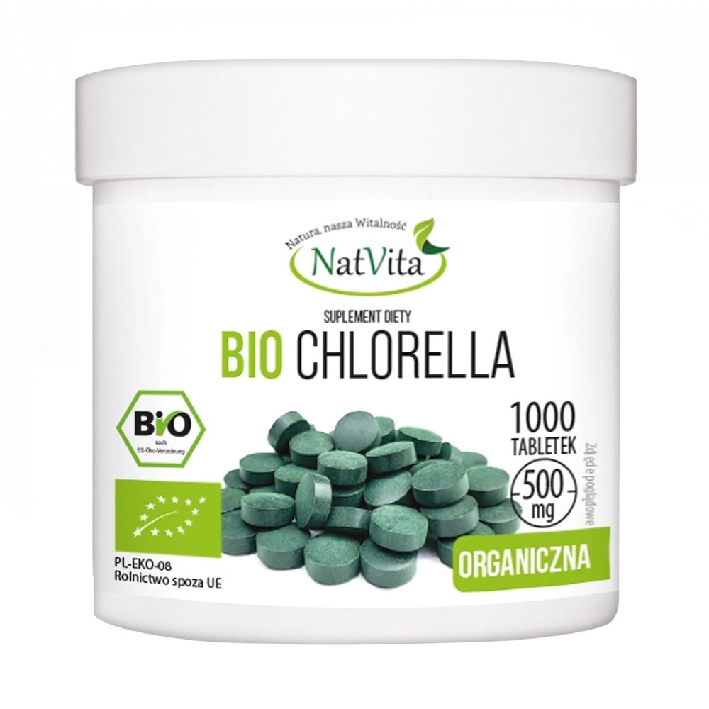 NatVita Bio Chlorella, tabletki, 1000 szt.