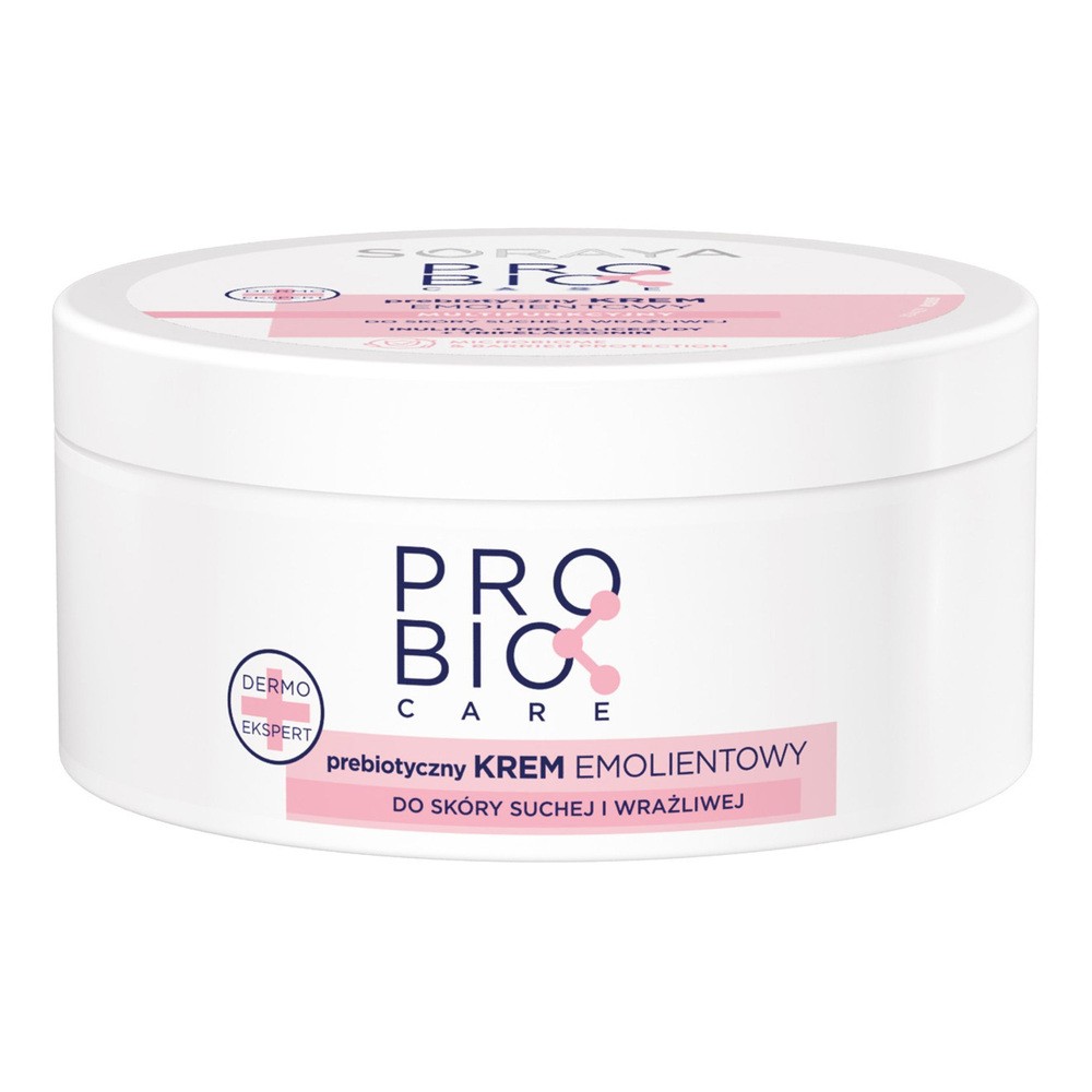 Soraya Probio Care, prebiotyczny krem emolientowy do skóry suchej i wrażliwej, 200ml