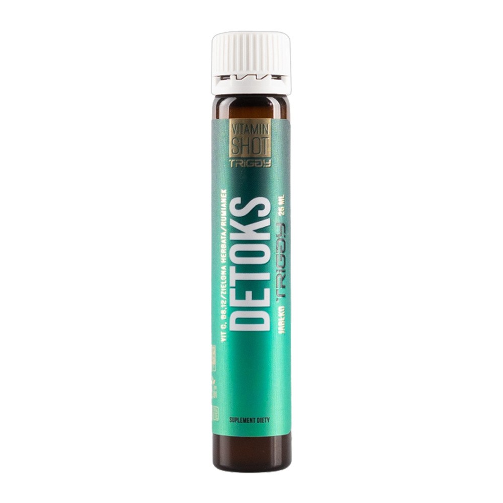 Suplement diety, TRIGGY Vitamin Shot Detoks, witaminy, smak jabłkowy, 25ml