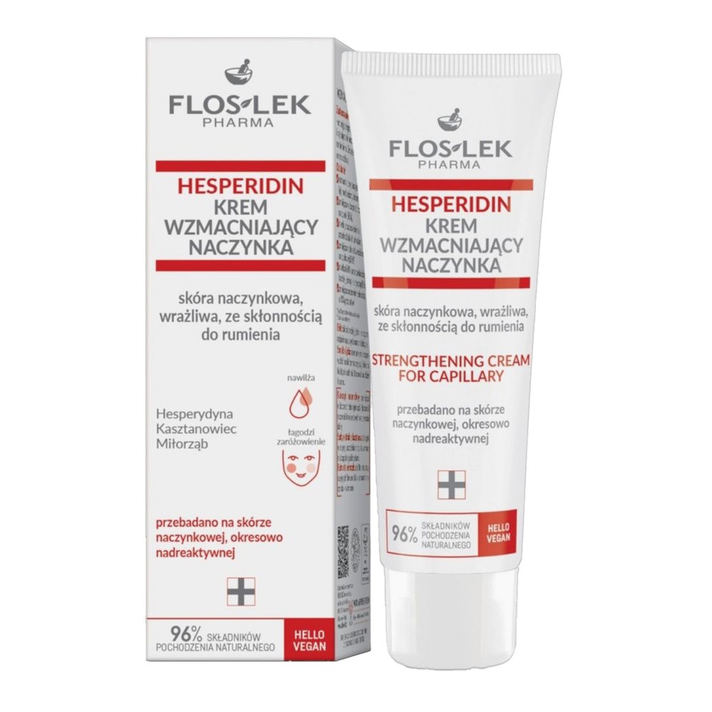 FLOS-LEK HESPERIDIN Krem wzmacniający naczynka, 50 ml