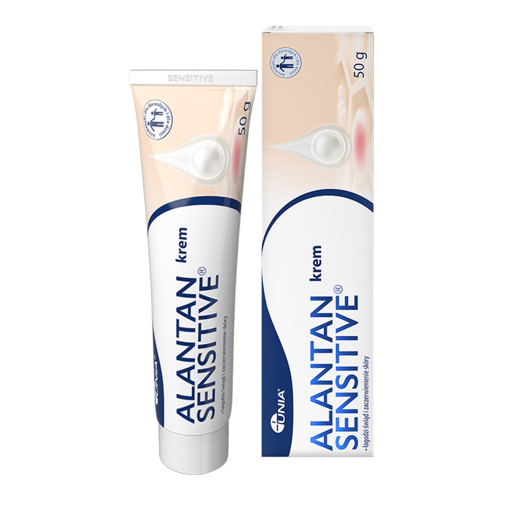Unia ZAKŁ. FARMACEUTYCZNE SPÓŁDZIELNIA PRACY Alantan Sensitive krem 50 g 7086306