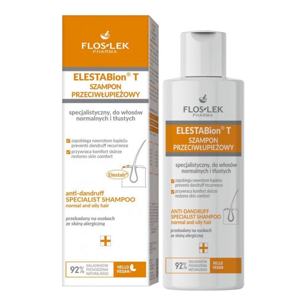 ELESTABion T szampon przeciwłupieżowy do włosów normalnych i tłustych 150ml