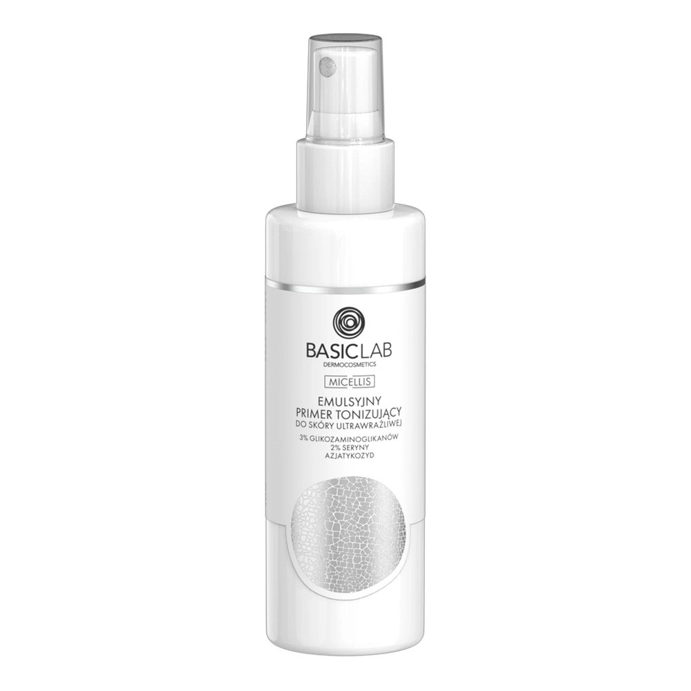 BasicLab Micellis emulsyjny primer tonizujący do skóry ultrawrażliwej 150ml